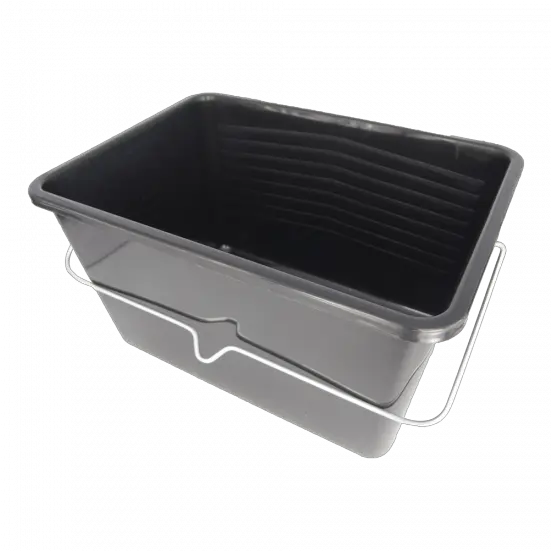 Paint Bucket Plastic Black 25 Ltr Bread Pan Png Paint Bucket Png