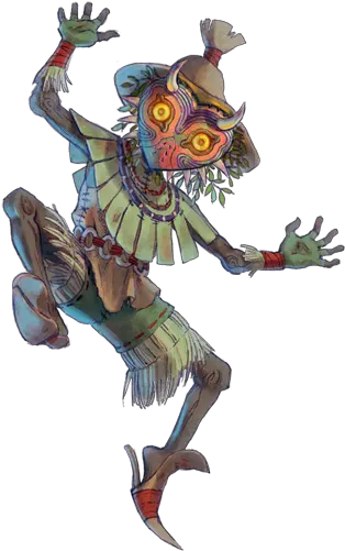 Majora M Cartoon Png Skull Kid Png