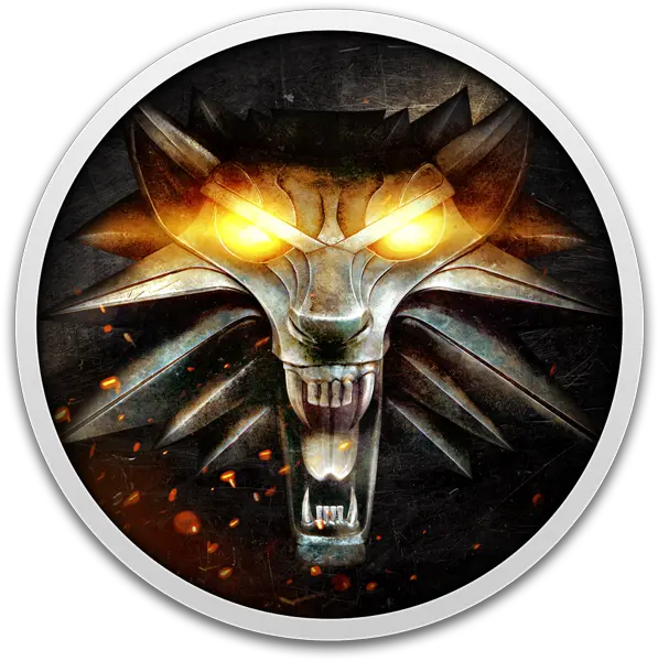 The Witcher 2 Assassins Of Kings Enhanced Edition Iphone Witcher Medallion Gif Png Witcher Icon