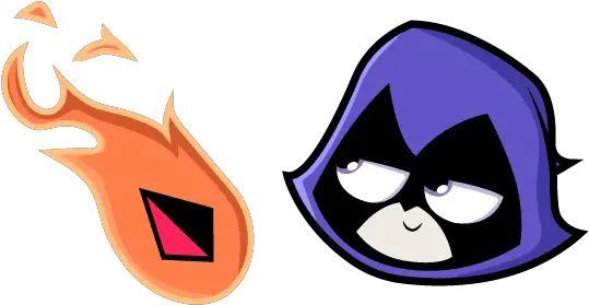 Teen Titans Go Raven Cursor U2013 Custom Browser Extension Clip Art Png Teen Titans Logo Png