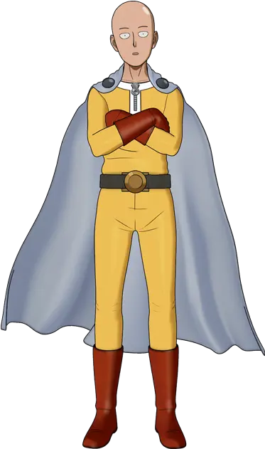 A Hero Nobody Knows One Punch Man Pose Png Saitama Transparent