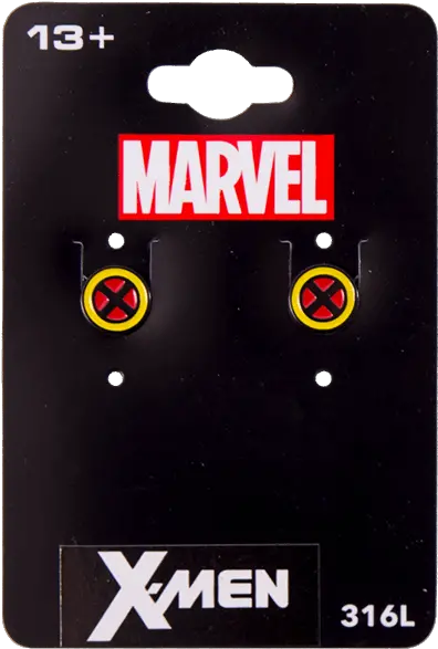 Marvel Xmen Logo Stud Earrings Marvel Png X Men Logo Png