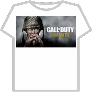 Cod Ww2 T Shirt Roblox Wwii Game Png Cod Ww2 Logo