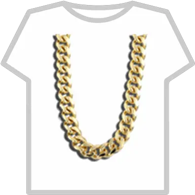 Gold Chaintransparentthuglifepng Roblox Roblox T Shirt Png Gold Chain Png Transparent