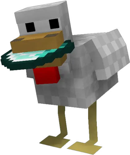 Chicken Rig Illustration Png Minecraft Chicken Png