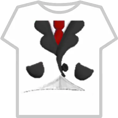 Red Tie Black Suit T Shirt Purple Shirt Roblox Png Black Suit Png