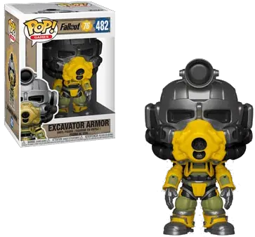 Fallout 76 Figure Excavator Power Armor Pop Vinyl Fallout Funko Pop Png Fallout 76 Png