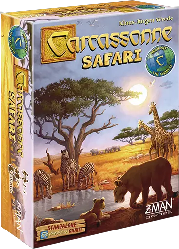 Visit The African Wilderness In Carcassonne Safari Dice Board Game Caracassone Safari Png Safari Png