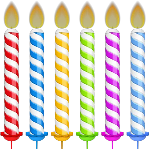 Transparent Birthday Candles Transparent Background Birthday Candle Png Candle Transparent Png