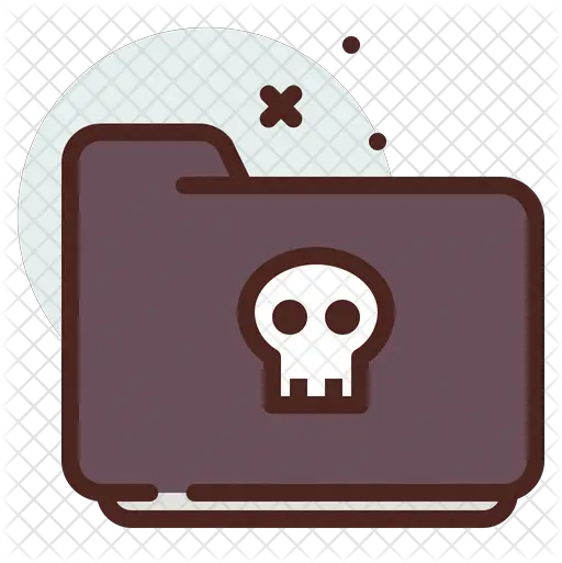 Folder Skull Icon Microsoft Folder Icon Skull Png Death Note Folder Icon