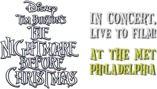 Disney In Concert Tim Burtonu0027s The Nightmare Before Tim Nightmare Before Christmas Logo Png Nightmare Before Christmas Png