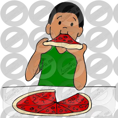 Eat Pizza Picture For Classroom Therapy Use Great Eat Citrullus Png Pizza Clipart Transparent