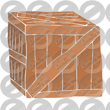 Crate Stencil For Classroom Therapy Use Great Crate Clipart Cardboard Packaging Png Crate Png