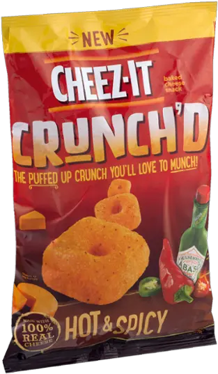 Cheez Itbaked Cheese Snack Crunchu0027d Hot U0026 Spicy Cheez Its Png Cheez It Png