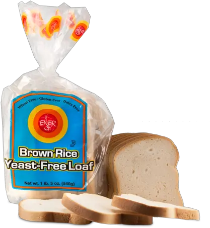 Ener G Yeastfree Brown Rice Loaf Yeast Free And Gluten Free Bread Png Bread Transparent