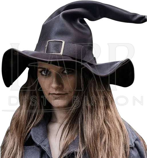 Wikka Witch Hat Leather Witch Hat Png Witch Hat Transparent