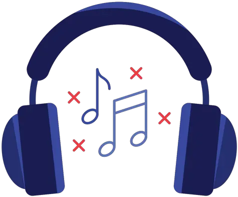 Music Notes Headphones Icon Transparent Png U0026 Svg Vector File Headphones Music Icon Png Musical Notes Png