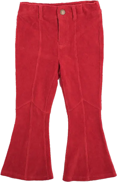 Rock Your Baby Corduroy Flare Jeans Red Png Red Flare Png