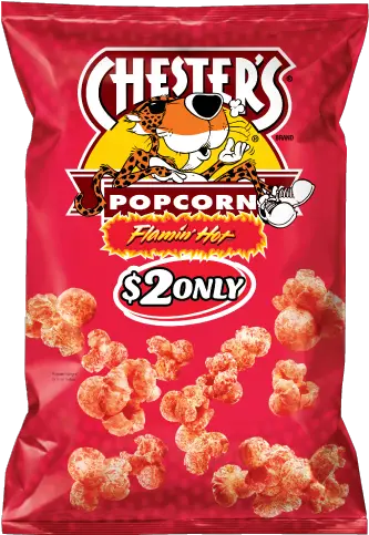 Hot Cheetos Flamin Hot Popcorn Png Download Original Chesters Hot Popcorn Cheetos Png