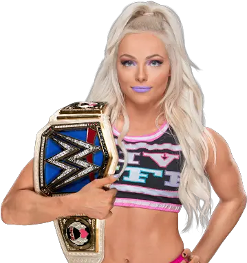 Sprayed Smackdown Championship Png Shoulder Liv Morgan Png