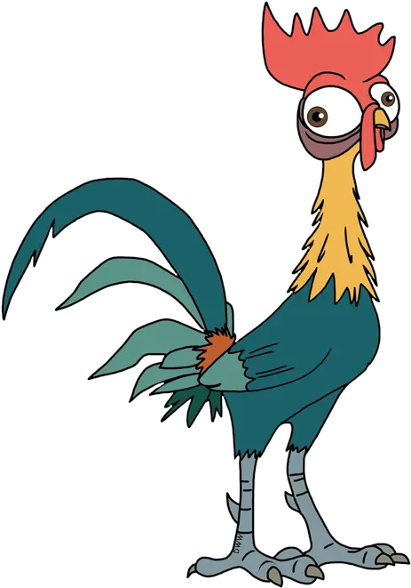 Moana Chicken Clipart Moana Hei Hei Cartoon Png Hei Hei Png