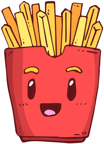 Transparent Png Svg Vector File Papas Fritas Png Dibujo Cartoon Food Png