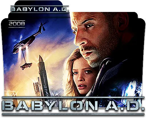 Babylon A D Movie Folder Icon Designbust Babylon Ad 2008 Folder Icon Png Ad Icon Png