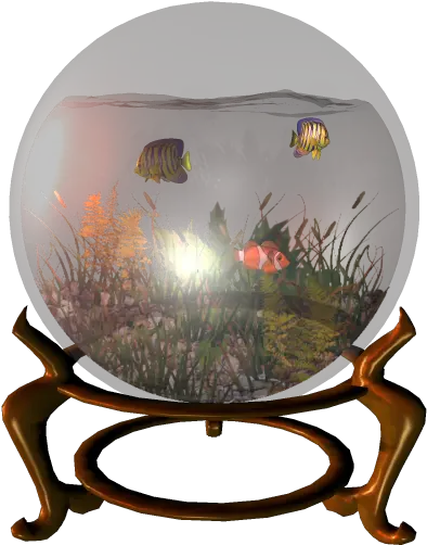 32 Bit Rgba Pngs On Yellow Stucco Fish Bowl Fish Png Transparent