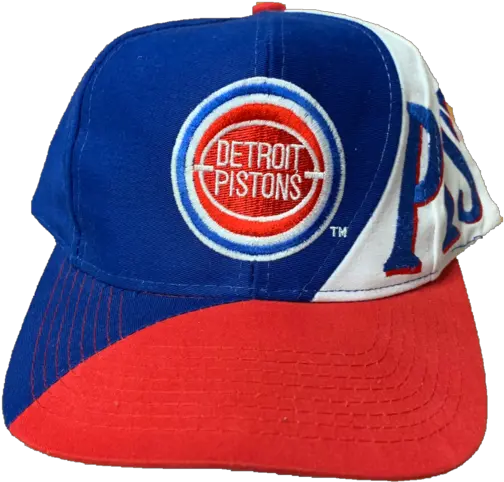 Detroit Pistons Vintage Snapback Hat U2013 Tailgate Classics Baseball Cap Png Detroit Pistons Logo Png