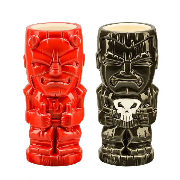 Marvel Daredevil And Punisher 2pack Geeki Tiki Mug Geeki Tikis Marvel Png Daredevil Transparent