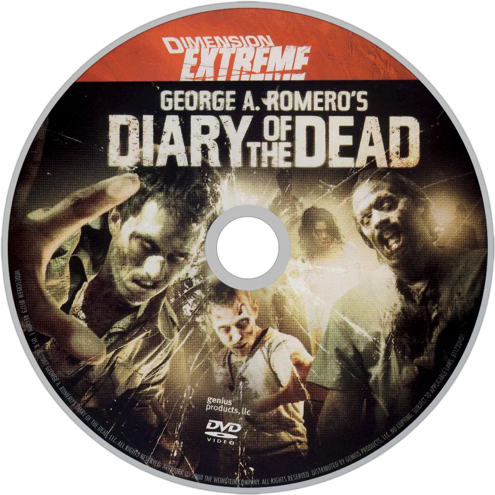 Diary Of The Dead Movie Fanart Fanarttv Optical Disc Png Fear The Walking Dead Folder Icon