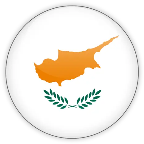 Round Icon Illustration Of Flag Cyprus Cyprus Flag Png Round Icon