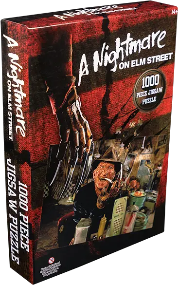 A Nightmare Freddy Krueger At Diner Jigsaw Puzzle 1000 Pieces Nightmare On Elm Street Puzzle Png Nightmare On Elm Street Logo