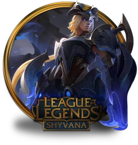 Shyvana Championship Free Icon Of League Legends Gold Championship Shyvana Png League Of Legends Png