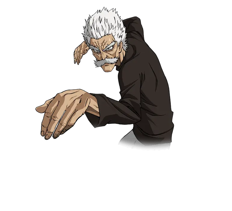 Download Silver Fang Anime Artwork Bang One Punch Man Png One Punch Man Characters Bang One Punch Man Transparent