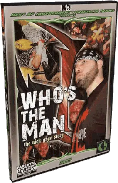 Nick Gage Dvd Whou0027s The Man Story Png Cage Icon