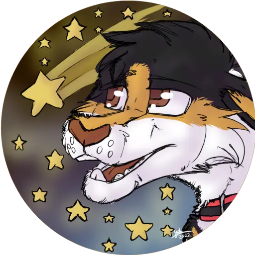 Icon Shooting Star Yoki By Yoki Furrystation Fictional Character Png Shooting Star Icon