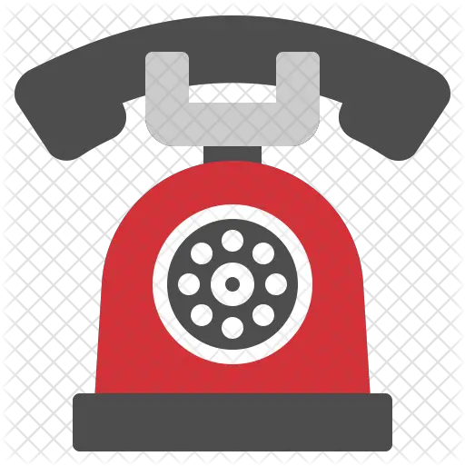 Free Retro Telephone Icon Of Flat Style Corded Phone Png Retro Phone Icon