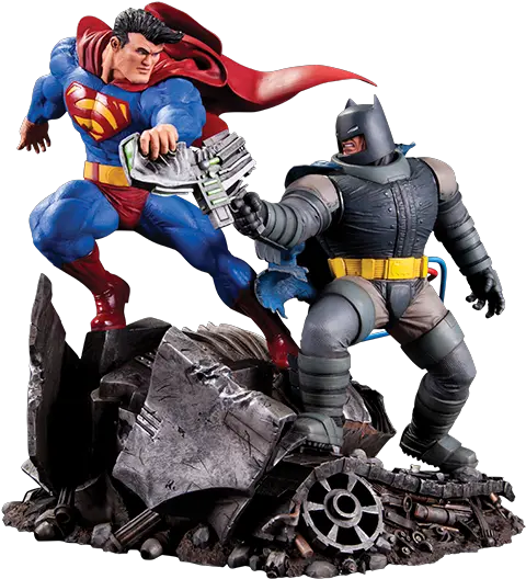 Dc Comics Batman Vs Superman Statue By Collectibles Batman Vs Superman Statue Png Batman V Superman Logo Png