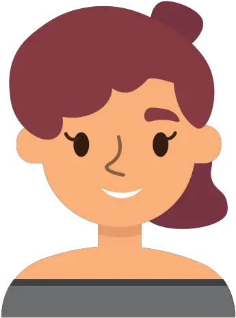 Avatar Face Girl Female Woman Hair Design Png Happy Girl Icon