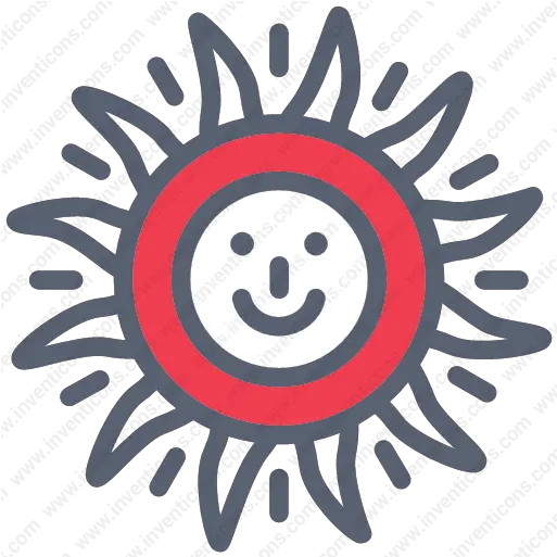 Download Sun Vector Icon Inventicons Happy Png Sun Vector Png