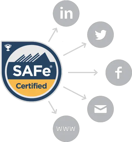 Digital Badging Safe Agile Certification Png Badge Logo