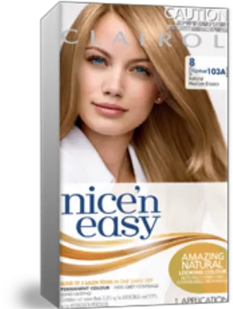 Blonde Hair Colour Clairol Nice And Easy Medium Blonde Png Blonde Hair Png