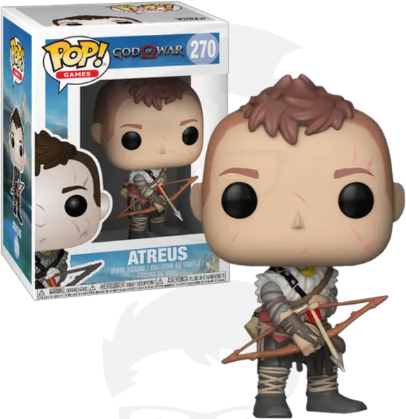 Pop Games God Of War Atreus Funko Pop Atreus Png God Of War Png