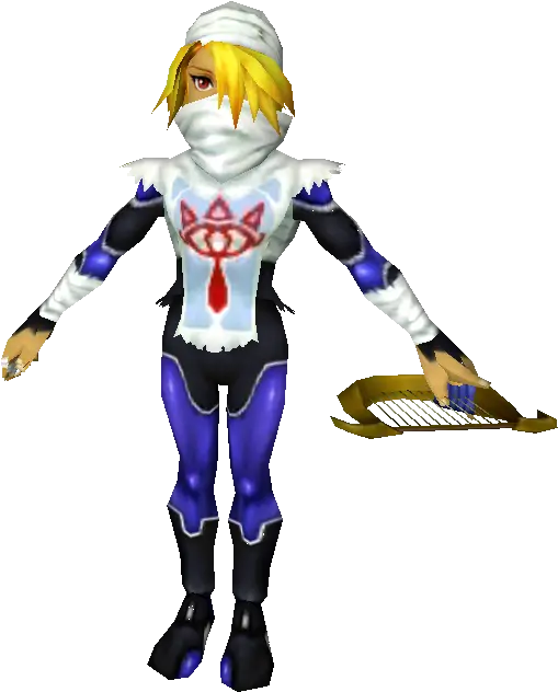 Ocarina Of Time 3d Sheik Oot 3d Png Ocarina Of Time Png