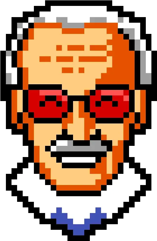 Download Stan Lee Png Stan Lee Pixel Art Stan Lee Png