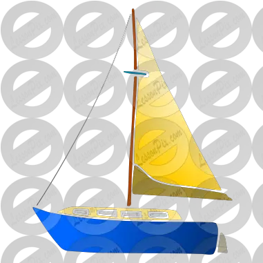 Sailboat Stencil For Classroom Therapy Use Great Sail Png Sailboat Png