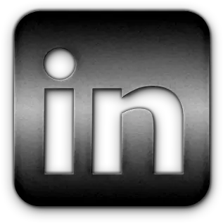 Linkedin Icon Black And White Black Linkedin Small Icon Png Linkedin Logo White