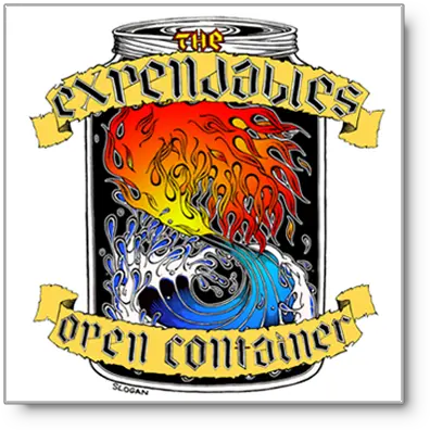 Burning Up Lyrics Expendables Open Container Png Expendables Logos