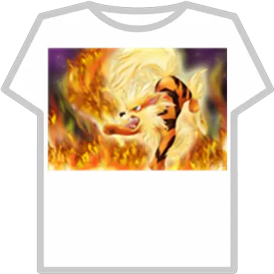 Pokemon Arcanine Roblox T Shirt Roblox Supreme Png Arcanine Png